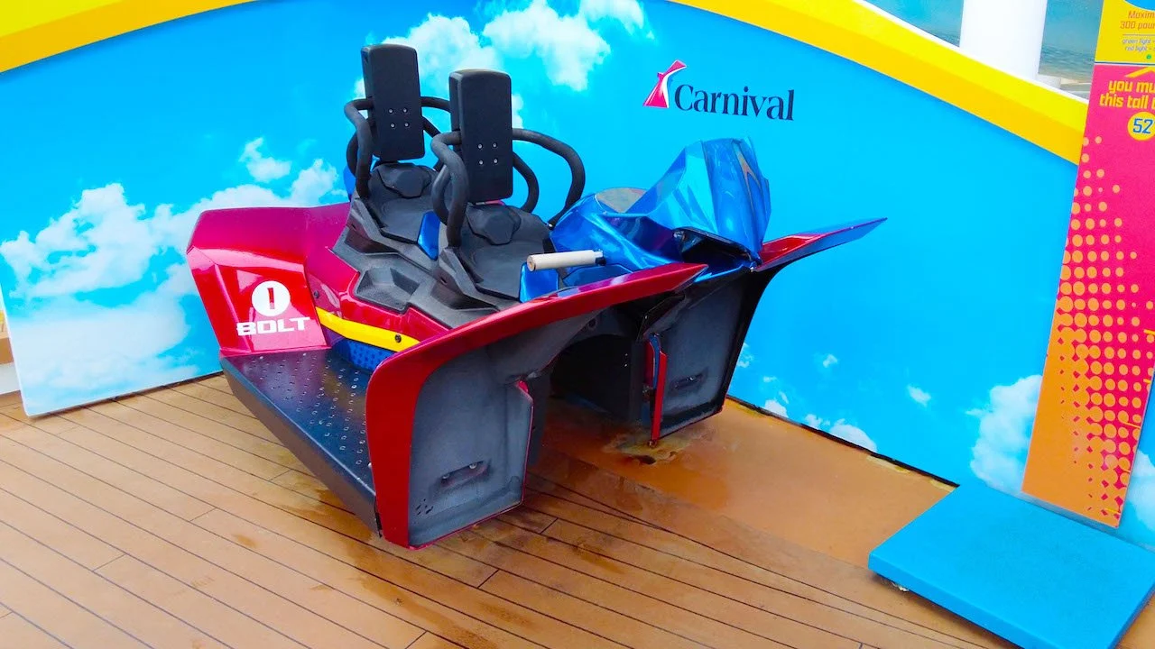The Bolt - A Roller Coaster on a Cruise ship