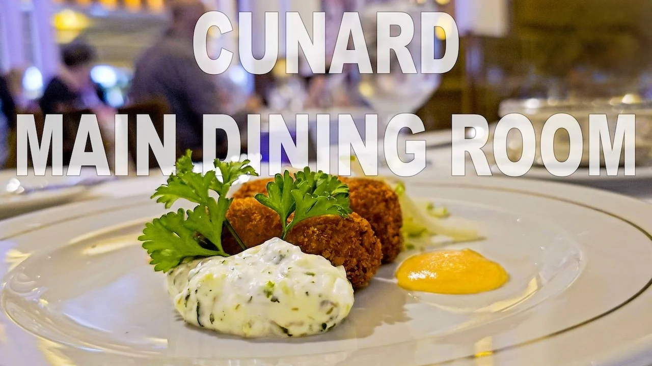 What is Dining on Cunard REALLY Like? | Britannia Main Dining Room Review